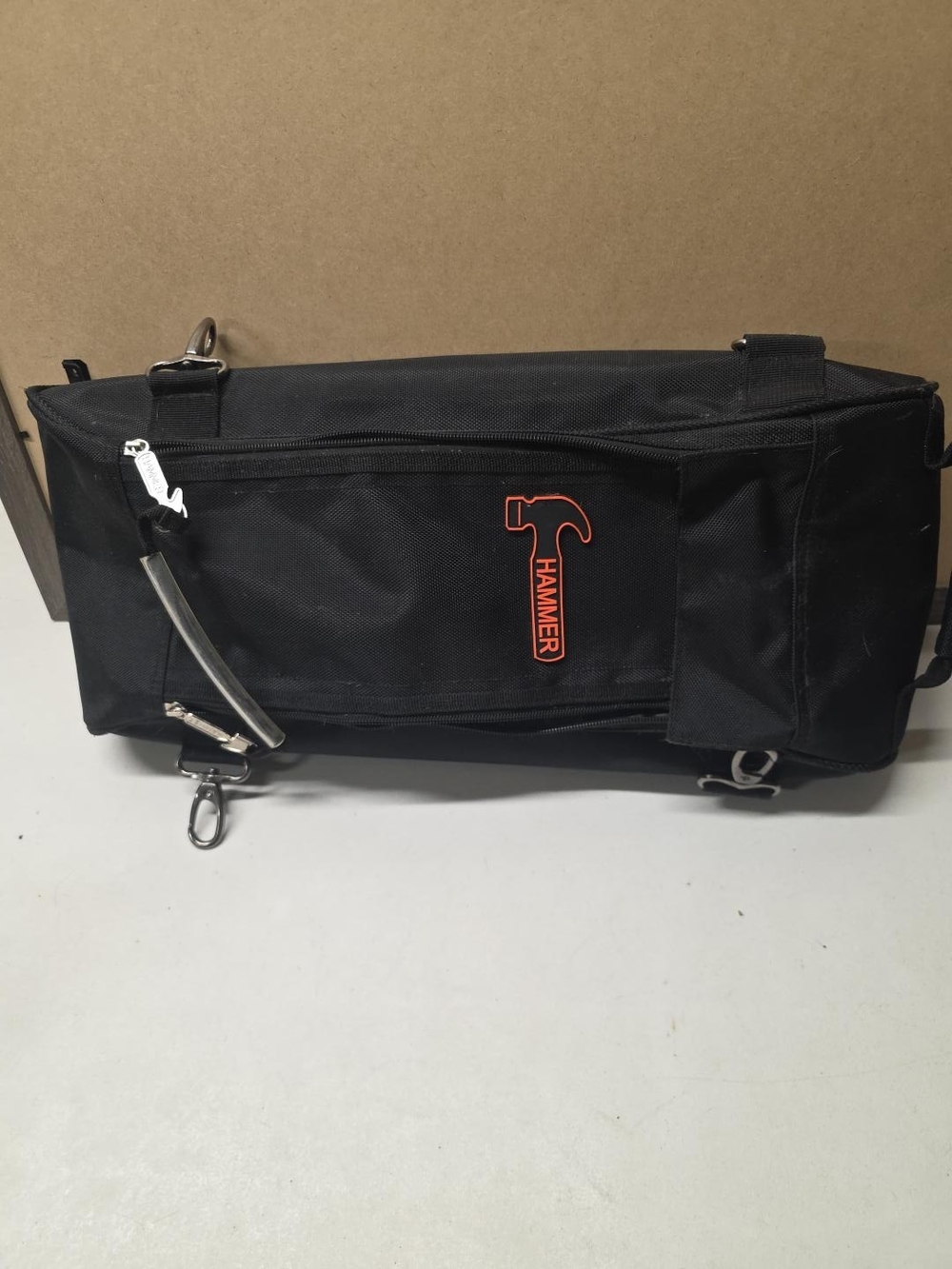 Hammer Premium Slim Triple Tote Replacement Shoe Pouch Black Bowling Bag OEM
